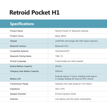 Load image into Gallery viewer, Retroid Pocket Bluetooth Earbuds